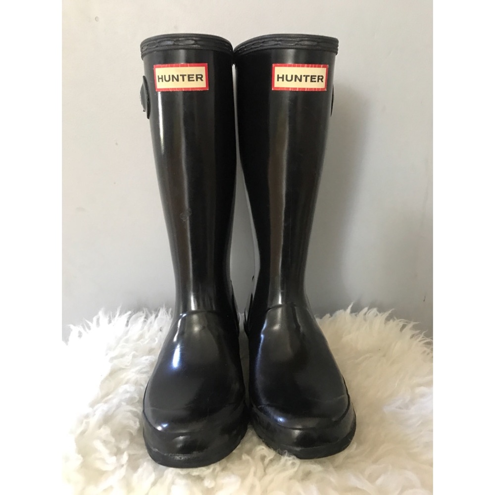 Hunter Unisex Kids Gloss Rain Boots